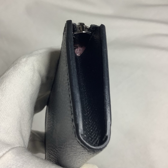LOUIS VUITTON Monogram Graphite Eclipse Coin Purse - Picture 4 of 10
